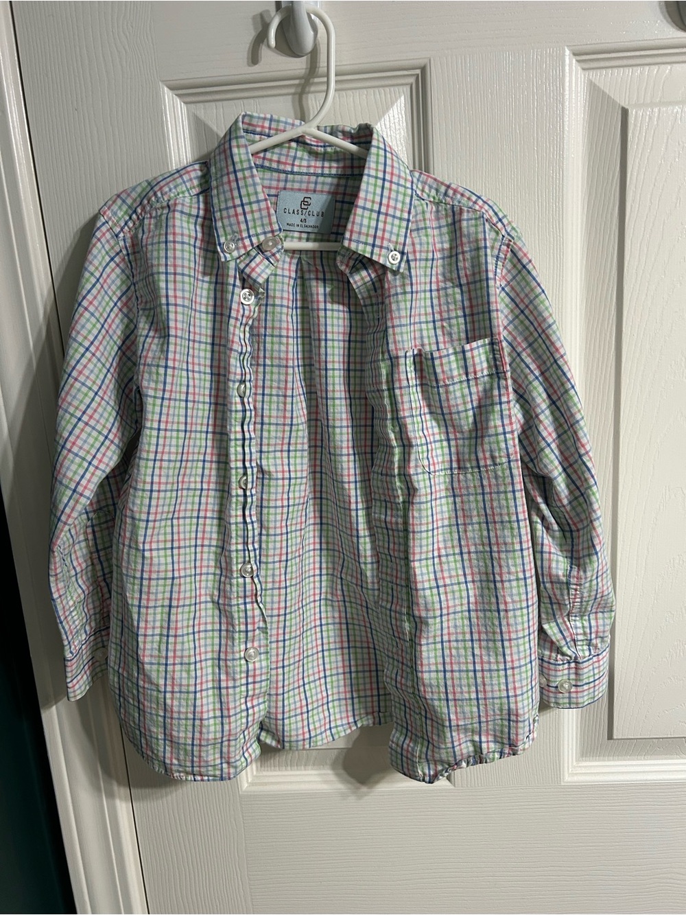 Class Club boys Multicolor Plaid Button-Down Shirt